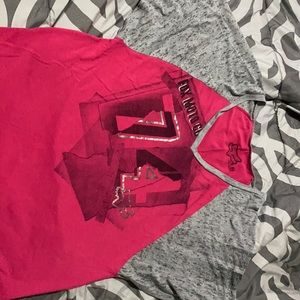 Pink Fox moto co shirt size medium